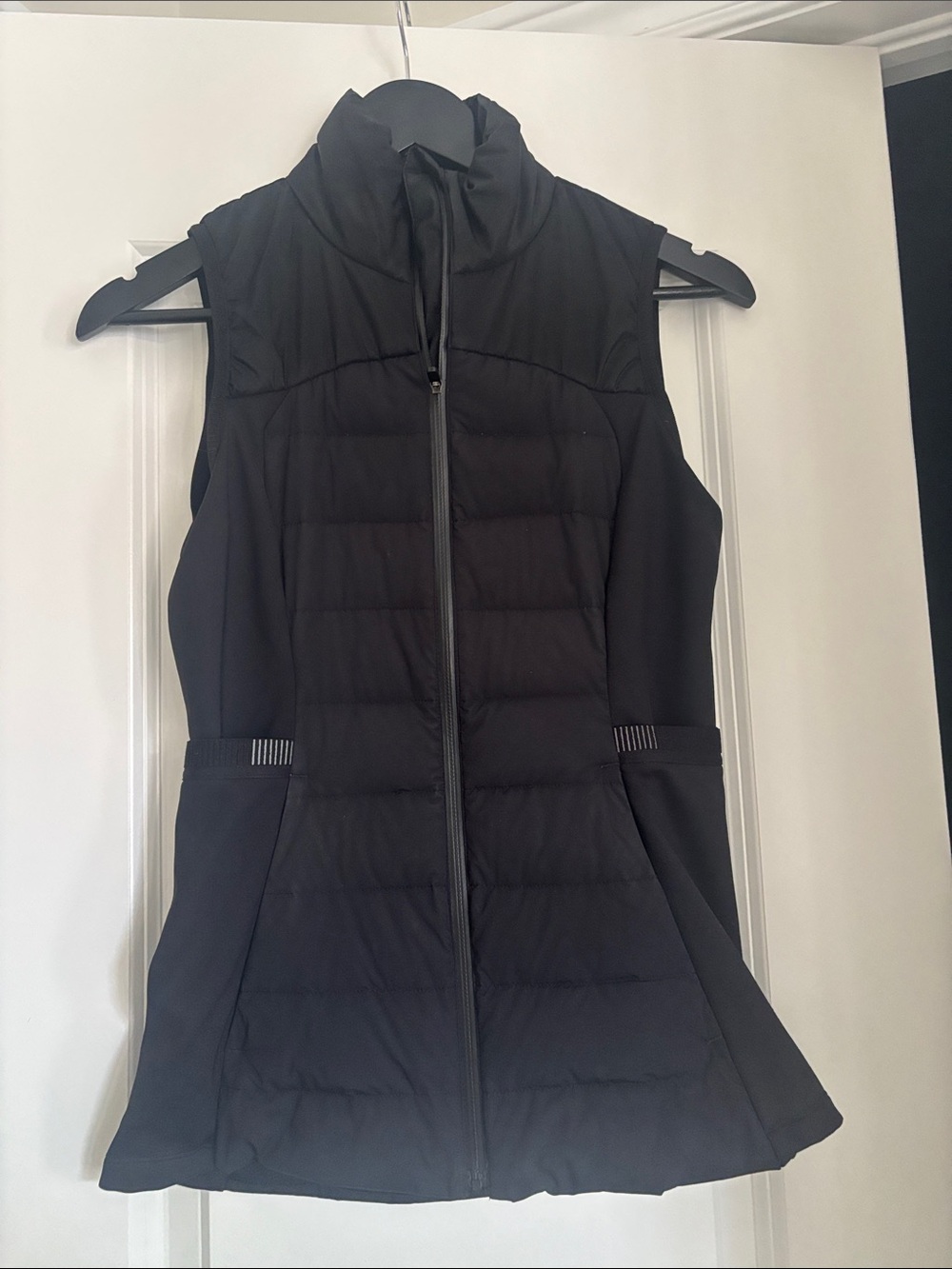 lululemon athletica Black Quilted Sleeveless Vest